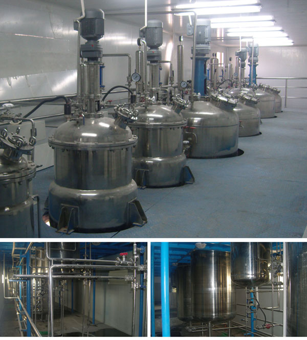 LG-PJ系列 全自動(dòng)多聯(lián)不銹鋼發(fā)酵罐&mdash;大型發(fā)酵車間