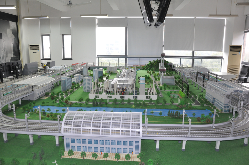 城軌地鐵沙盤模型