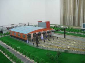 城市軌道沙盤車輛段(車庫)