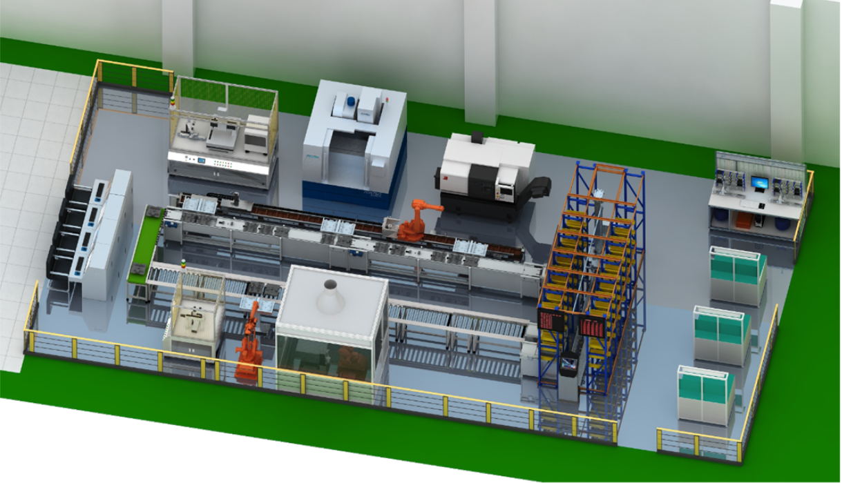 LGJ-SJ20智能機(jī)器人個(gè)性化定制多智能體生產(chǎn)線