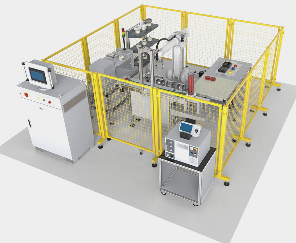 地面型多功能工業(yè)機器人實訓系統(tǒng)