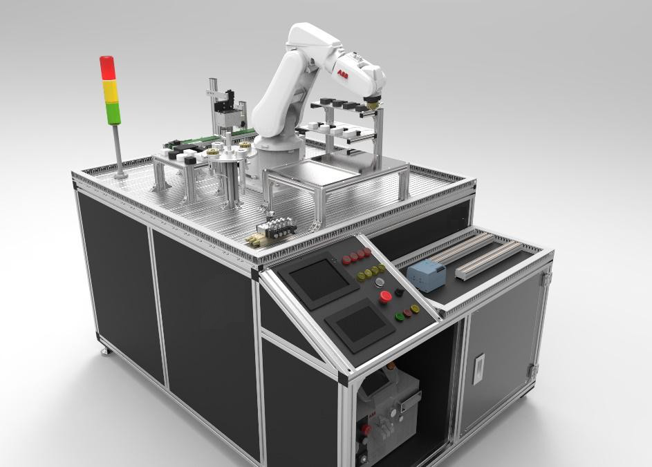 工業(yè)機(jī)器人示教編程實驗工作站